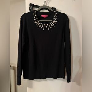 Like New Lilly Pulitzer bejeweled sweater